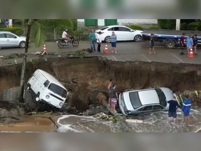 Brazil: 36 people killed as heavy rain causes flooding and landslides in Sao Paulo state