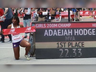 Adaejah T. Hodge, 16, smashes World U18 & U20 Records in 200m
