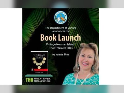 Author launches book on True Treasure Tales of Norman Island