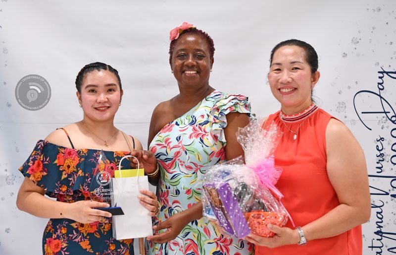 Three VI nurses awarded for going ‘above & beyond call of duty’
