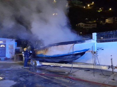 Royal Virgin Islands Police Force Completes Examinations of Boat Involved in Drug Bust Prior to Fire
