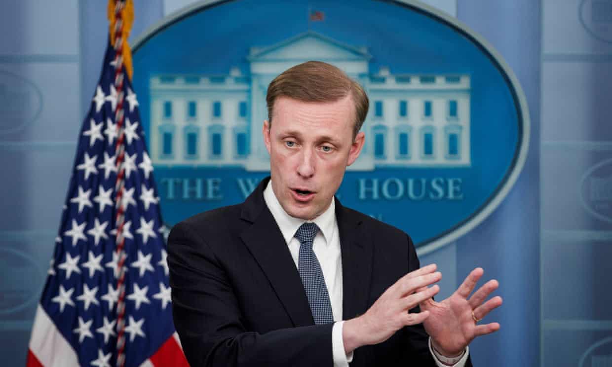 Jake Sullivan earlier this month. Last week he held talks with the Saudi crown prince, Mohammed bin Salman.