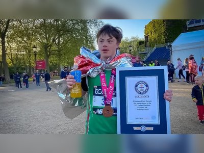 19-Year-Old Runner with Down's Syndrome Breaks Marathon Record: Youngest to Complete London Marathon in Intellectual Impairment Category